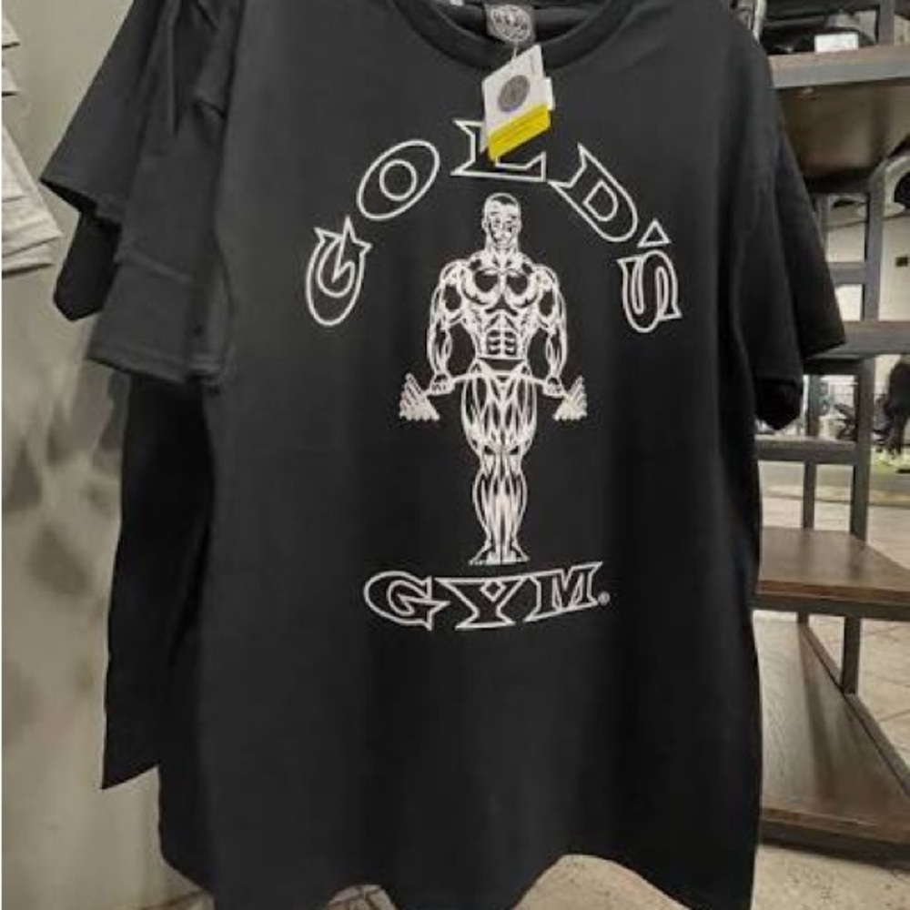 Gold's Gym Black Logo Tee T-Shirt